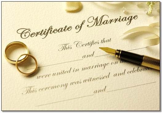 Marriage Document Notarizations